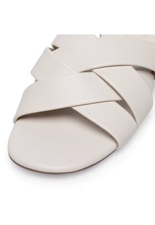 Nine West Klapki JF2220-1 Beżowy. Kolor: beżowy. Materiał: syntetyk