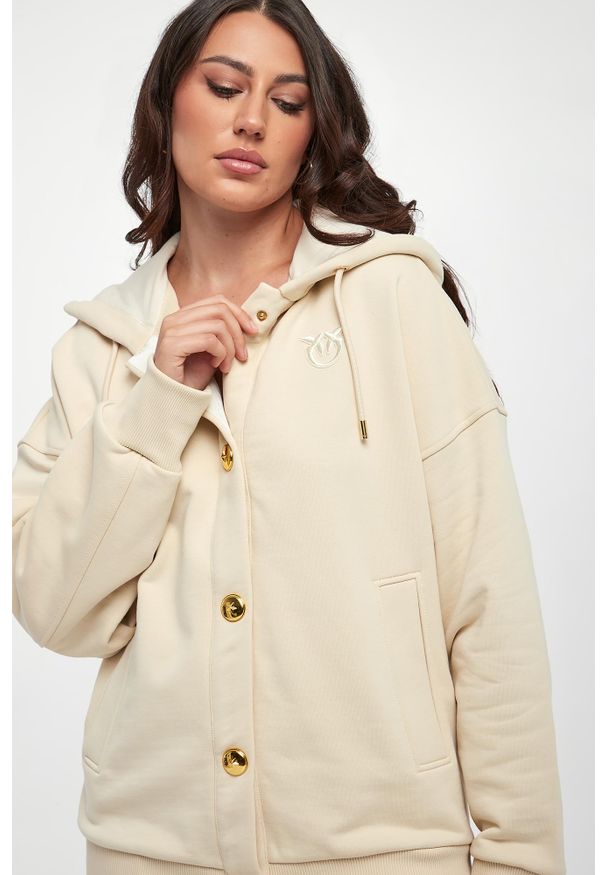 Pinko - Bluza damska z kapturem Macina PINKO. Typ kołnierza: kaptur