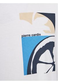 Pierre Cardin T-Shirt 21060/000/2102 Biały Modern Fit. Kolor: biały