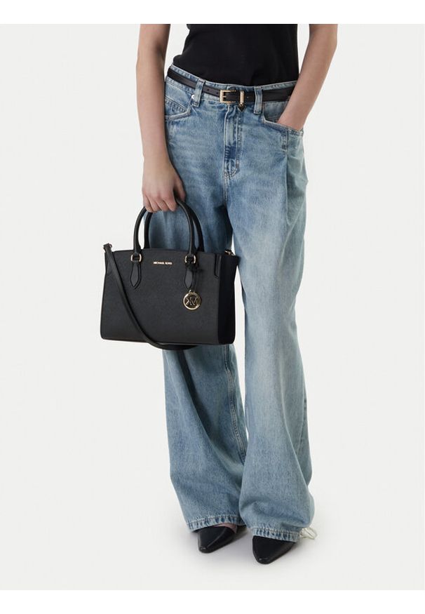 MICHAEL Michael Kors Torebka 30R6GQ6S2L Czarny. Kolor: czarny. Materiał: skórzane