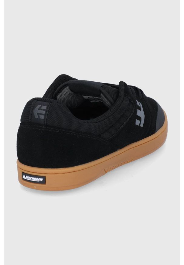Etnies - Buty zamszowe Marana. Nosek buta: okrągły. Zapięcie: sznurówki. Kolor: czarny. Materiał: zamsz