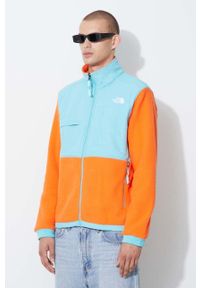 The North Face kurtka męska kolor pomarańczowy przejściowa. Kolor: pomarańczowy. Materiał: włókno, materiał #1