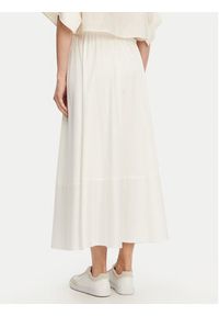 Max Mara Spódnica trapezowa Roal 2516771028 Biały Regular Fit. Kolor: biały. Materiał: bawełna