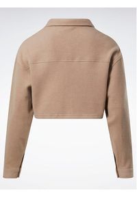 Reebok Bluza Reebok Classics Reverse Fleece Layer (Plus Size) IB4449 Brązowy. Kolekcja: plus size. Kolor: brązowy. Materiał: bawełna #4