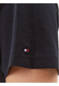 TOMMY HILFIGER - Tommy Hilfiger T-Shirt Heritage C-Nk WW0WW31999 Granatowy Regular Fit. Kolor: niebieski. Materiał: bawełna #4