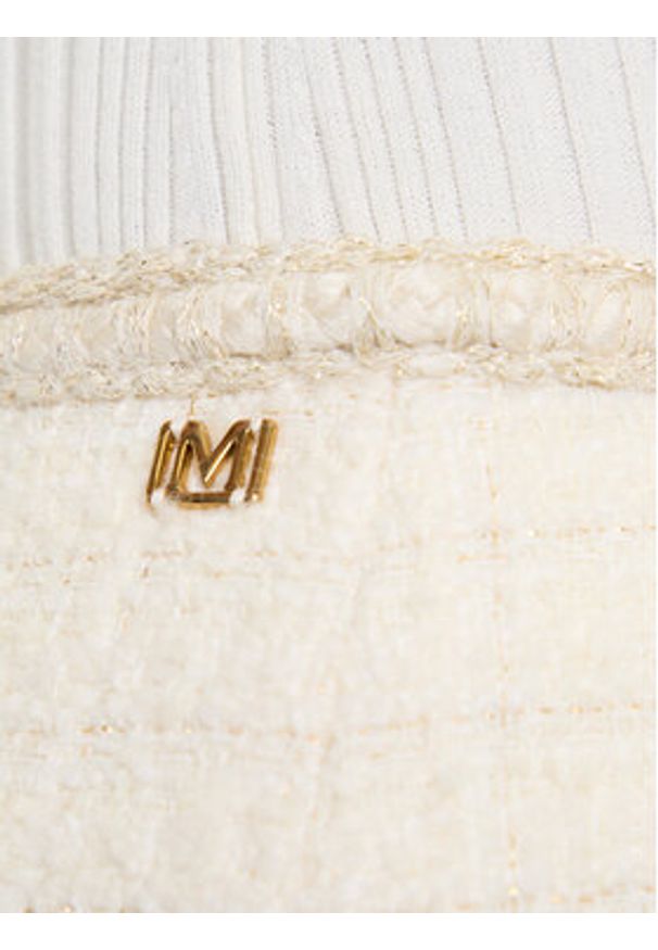 Marciano Guess Spódnica mini 5BGD08 7394A Écru Regular Fit. Materiał: syntetyk