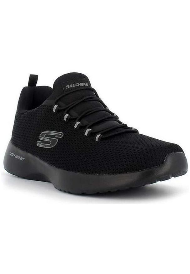 skechers - Buty na co dzień męskie SKECHERS DYNAMIGHT siateczka. Okazja: na co dzień. Kolor: czarny. Sport: fitness