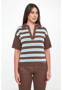 Ermanno Firenze - Sweter damski polo ERMANNO FIRENZE. Typ kołnierza: polo #4