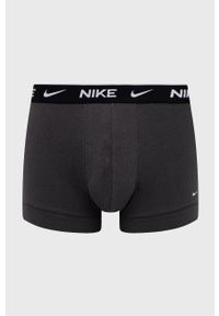 Nike Bokserki (2-pack) męskie kolor szary. Kolor: szary. Materiał: tkanina, skóra, włókno #3