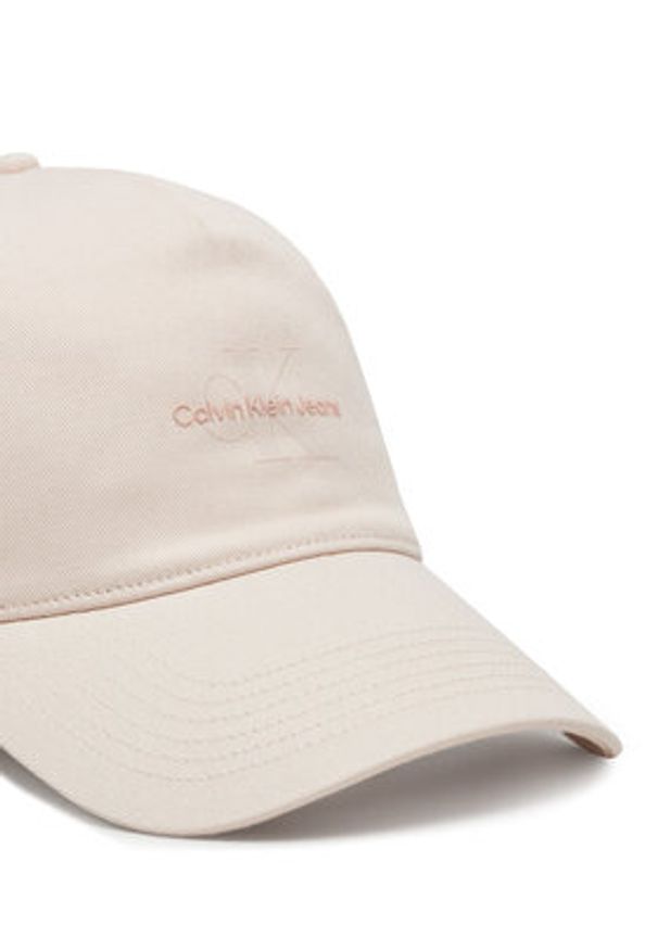 Calvin Klein Jeans Czapka z daszkiem Printed Monologo Cap LV04K5027G Różowy. Kolor: różowy. Materiał: bawełna, materiał