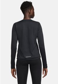 Koszulka treningowa damska Nike Pacer Crew. Kolor: czarny. Długość rękawa: długi rękaw. Długość: długie. Sport: bieganie