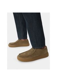 Półbuty Clarks. Kolor: zielony #1