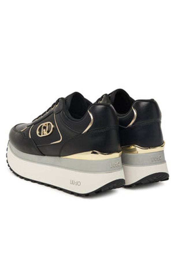 Liu Jo Sneakersy Plus 01 BF5011 P0102 Czarny. Kolor: czarny. Materiał: skóra