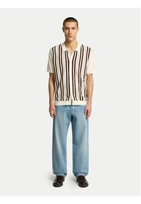 Selected Homme Polo 16096371 Beżowy Regular Fit. Typ kołnierza: polo. Kolor: beżowy. Materiał: bawełna #2