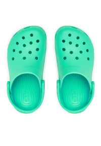 Crocs Klapki Classic Clog K 206991 Zielony. Kolor: zielony