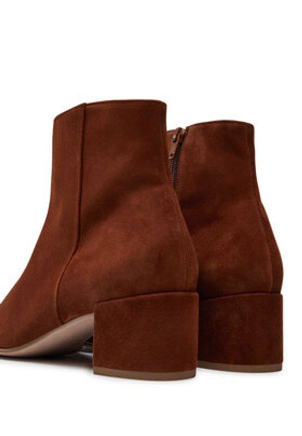 HÖGL Botki Beatrice 8-104702 Brązowy. Kolor: brązowy. Materiał: skóra, zamsz