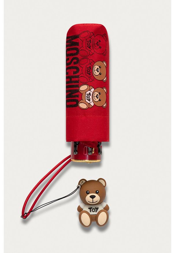 MOSCHINO - Moschino - Parasol. Kolor: czerwony