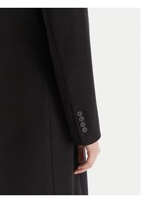 BOSS Płaszcz wełniany Classin 50548371 Czarny Regular Fit. Kolor: czarny. Materiał: wełna