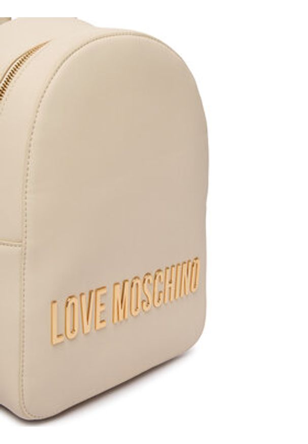 Love Moschino - LOVE MOSCHINO Plecak JC4193PP0OKD0110 Biały. Kolor: biały. Materiał: skóra