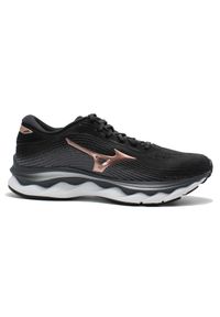 Buty do biegania damskie Mizuno Wave Sky 5 czarne. Kolor: czarny. Model: Mizuno Wave