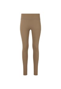 Damskie legginsy Athlecia Luxe. Kolor: brązowy, wielokolorowy, beżowy. Materiał: materiał. Sport: fitness