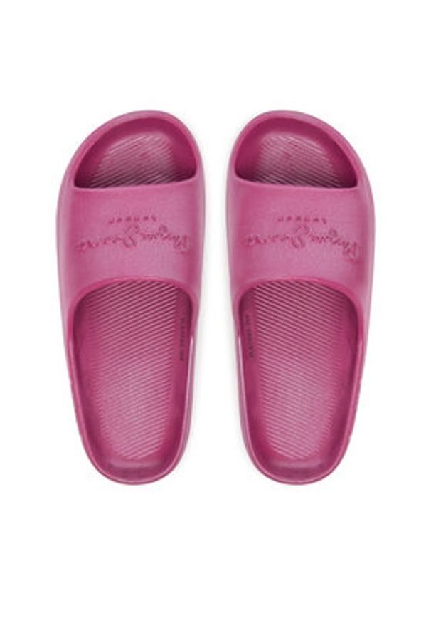 Pepe Jeans Klapki Beach Slidemet PLS70165 Różowy. Kolor: różowy