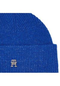 TOMMY HILFIGER - Tommy Hilfiger Czapka Th Evening Beanie AW0AW15319 Niebieski. Kolor: niebieski. Materiał: syntetyk #2