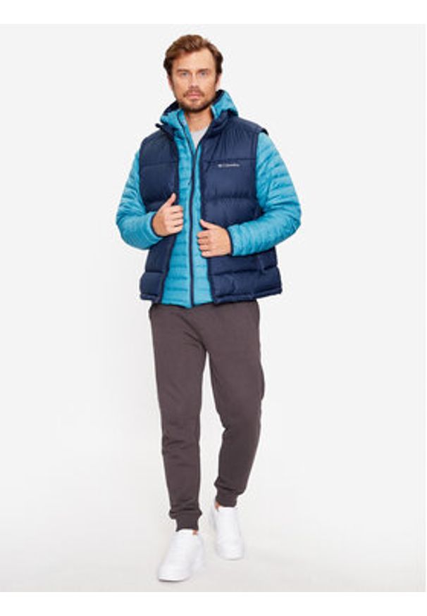 columbia - Columbia Bezrękawnik Pike Lake™ II Vest Granatowy Regular Fit. Kolor: niebieski. Materiał: syntetyk. Długość rękawa: bez rękawów