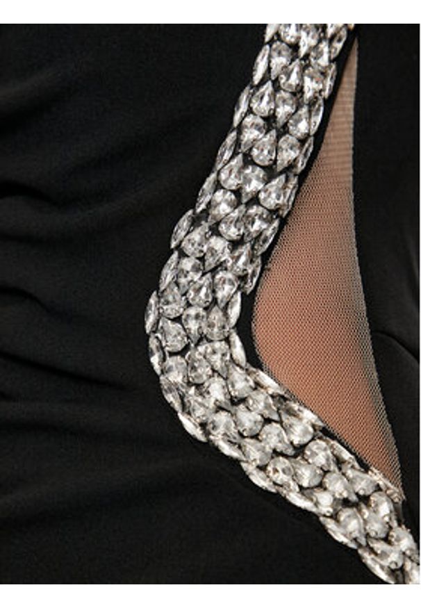 Rinascimento Sukienka wieczorowa CFC0121948003 Czarny Slim Fit. Kolor: czarny. Materiał: syntetyk. Styl: wizytowy