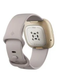 Smartwatch FITBIT Sense Beżowy. Rodzaj zegarka: smartwatch. Kolor: beżowy. Materiał: skóra. Styl: elegancki #3