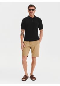 Pako Lorente - PAKO LORENTE – Czarne polo swetrowe. Okazja: na co dzień. Typ kołnierza: polo. Kolor: czarny, beżowy. Materiał: bawełna. Styl: casual #7