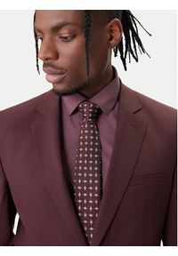 Hugo - HUGO Garnitur Arti-Hesten253X 50544524 Brązowy Extra Slim Fit. Kolor: brązowy. Materiał: syntetyk #9
