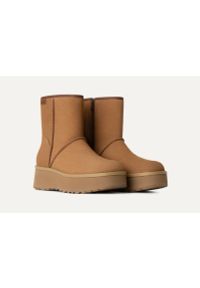 Ugg - Buty zimowe damskie UGG Cityfunc Mid Boot. Kolor: brązowy. Sezon: zima