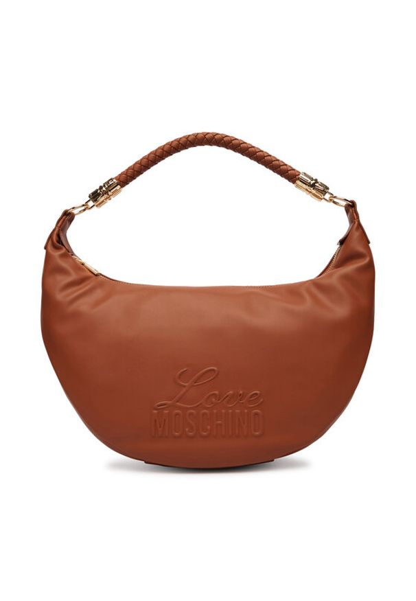 Love Moschino - LOVE MOSCHINO Torebka JC4222PP0OKA0300 Brązowy. Kolor: brązowy. Materiał: skórzane