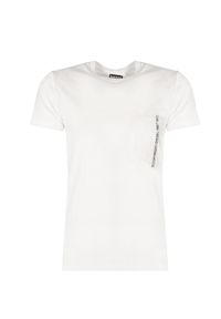 Diesel T-Shirt "T-Rubin" | 00SASJ-0AAXJ- | Mężczyzna | Biały. Okazja: na co dzień. Kolor: biały. Materiał: bawełna. Styl: casual