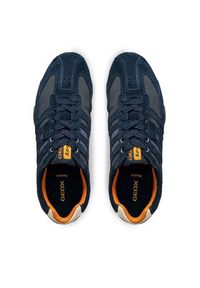 Geox Sneakersy Uomo Snake U4207K 022EK C4078 Granatowy. Kolor: niebieski. Materiał: skóra #3