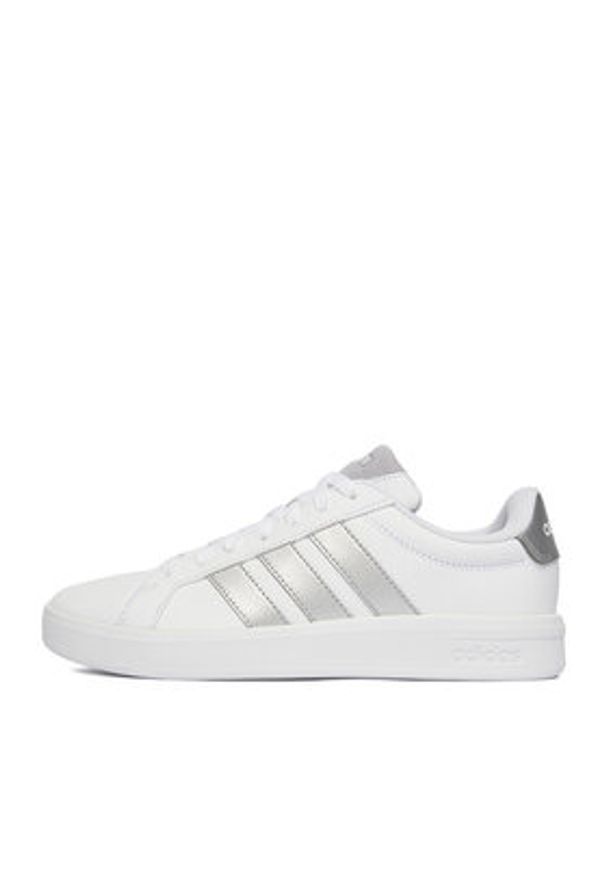 Adidas - adidas Sneakersy CEO-GRAND COURT 3.0 J JP9363 Biały. Kolor: biały. Materiał: materiał