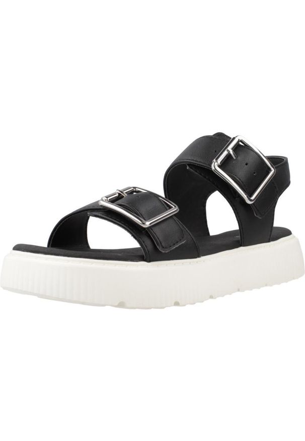 Geox - Sandały GEOX J SANDAL KODETTE H Czarny. Kolor: czarny. Materiał: syntetyk. Sezon: lato