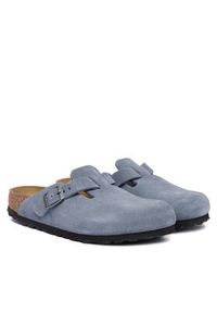 Birkenstock Klapki Boston 1032727 Niebieski. Kolor: niebieski. Materiał: zamsz, skóra #2