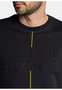 Bluza męska czarna Armani Exchange 3LZMAV ZJ3UZ 1200. Kolor: czarny. Styl: sportowy