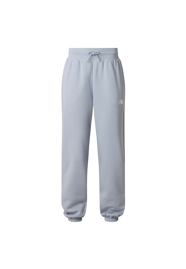 Spodnie damskie The North Face Essential Relaxed Straight 0A8C1GFM21 - szare. Kolor: szary. Materiał: bawełna, poliester