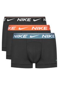 Nike Komplet 3 par bokserek Trunk 0000KE1256 Czarny. Kolor: czarny. Materiał: syntetyk
