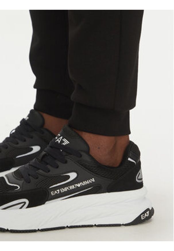 EA7 Emporio Armani Spodnie dresowe 7M000097 AF12116 UC001 Czarny Regular Fit. Kolor: czarny. Materiał: bawełna