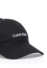 Calvin Klein Czapka z daszkiem Titlecase Embroidery LV04D5003G Czarny. Kolor: czarny. Materiał: bawełna #2