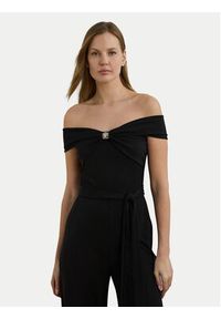 Lauren Ralph Lauren - LAUREN RALPH LAUREN Kombinezon 200971129001 Czarny Wide Leg. Kolor: czarny. Materiał: syntetyk