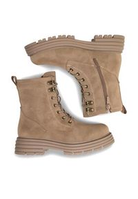 Jenny Fairy Trapery Icy WS6126-02 Beżowy. Kolor: beżowy. Materiał: skóra #4