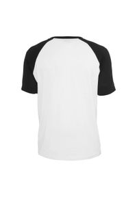 Urban Classics - T-shirt Męski Kontrastowa Raglanowa. Kolor: czarny, biały, wielokolorowy. Długość rękawa: raglanowy rękaw. Sport: turystyka piesza