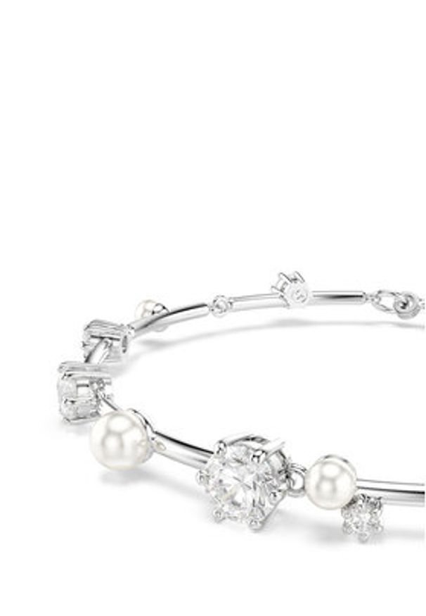 Swarovski Bransoletka Constella 5707511 Srebrny. Materiał: metalowe. Kolor: srebrny