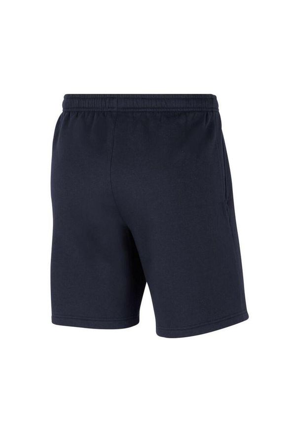 Nike - Spodenki Dziecięce Park 20 Fleece Shorts. Kolor: niebieski. Styl: sportowy. Sport: turystyka piesza