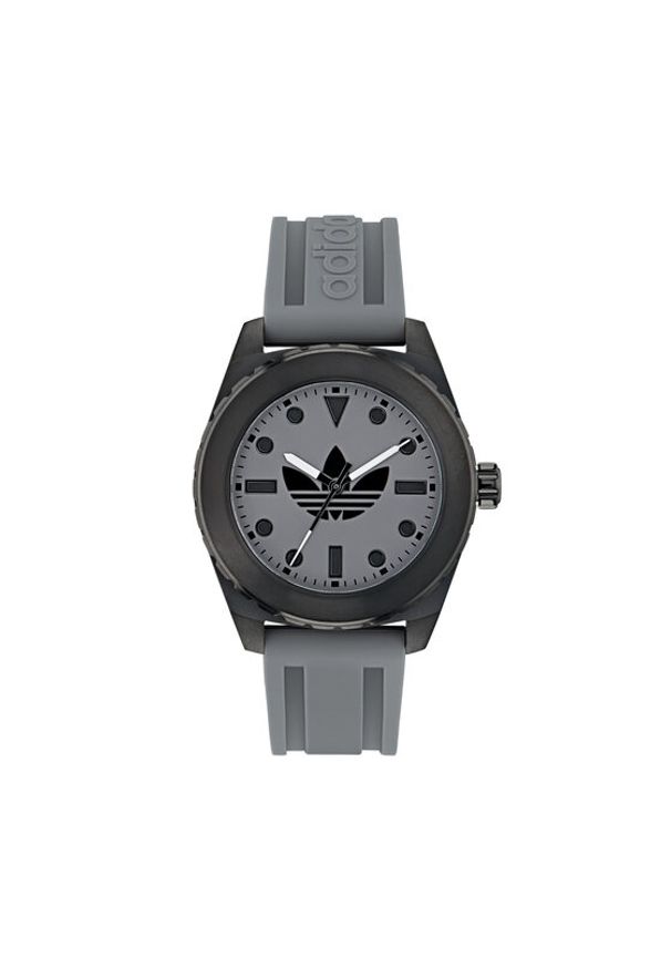Adidas - adidas Zegarek Discoverer One AOSY25023 Czarny. Kolor: czarny. Materiał: syntetyk